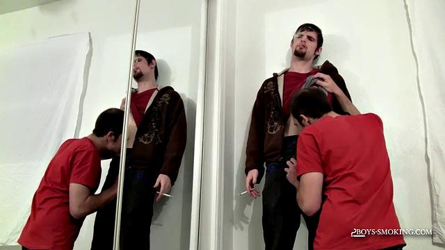 Nolan & Welsey Smoke Suck - Hot Duo Double Blowjob