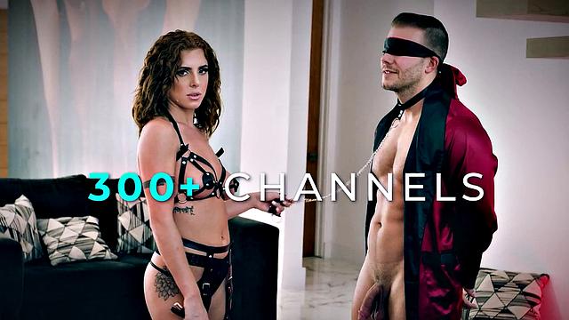 ADULT TIME - Slutty Sophia Burns Takes Oiled Up Anal Pounding From Slim Poke!