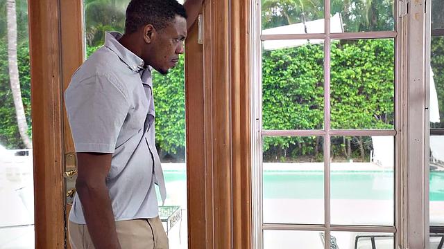 Black nympho fucked by black dick in wet pussy