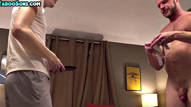 Hunky DILF tasting twunk