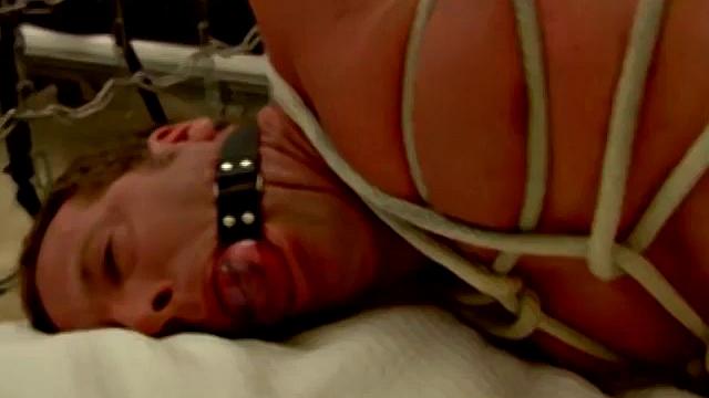 Muscle Stud Tied Up Hard - Derek Pain