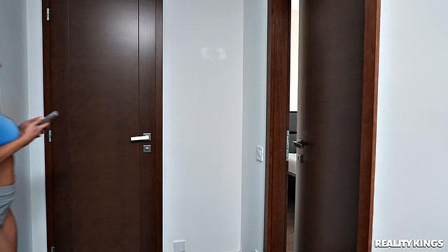 Roommate's GF Walks In On Me Pleasuring