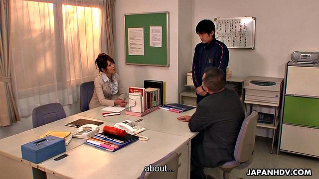 Yuuno Hoshi's secret is out, she fucks men