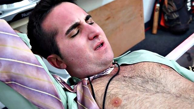 Gaypawn 3some fucked for stealing by pawnshop owners