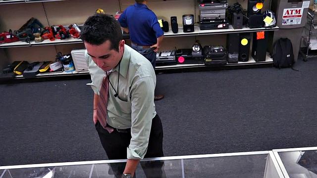 Gaypawn 3some fucked for stealing by pawnshop owners