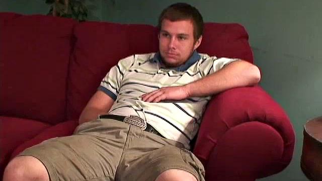 My old friend Robert wanted to bring his straight friend Brian over for a session. There is no sex between the two, but Brian agreed to do a side-by-side.