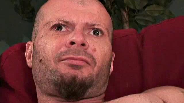 My old friend Robert wanted to bring his straight friend Brian over for a session. There is no sex between the two, but Brian agreed to do a side-by-side.