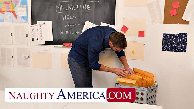 Jenna Fireworks fucks dad to get out of class