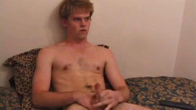 Tre Bone starts by stroking slowly and after lubing up, he really gets into it. He whips out his little red vibrator, shoves it in deep and gets his cock stiff.