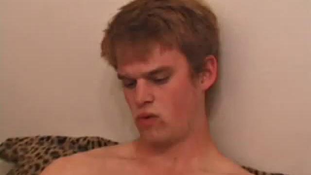 Tre Bone starts by stroking slowly and after lubing up, he really gets into it. He whips out his little red vibrator, shoves it in deep and gets his cock stiff.