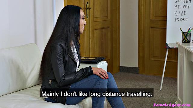 Sexy striptease turns lesbian lovers on with ass licking and leather fetish