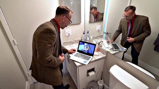 Step-grandpa Discovers the Internet