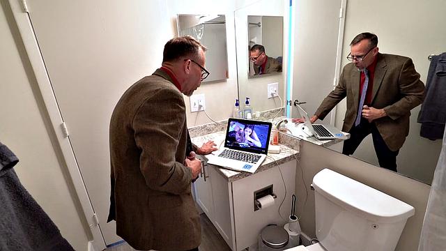 Step-grandpa Discovers the Internet