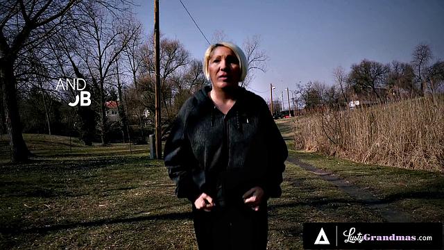 LUSTY GRANDMAS - Oiled GILF Bibi Pink Craves Hard Cock Deep