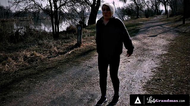 LUSTY GRANDMAS - Oiled GILF Bibi Pink Craves Hard Cock Deep