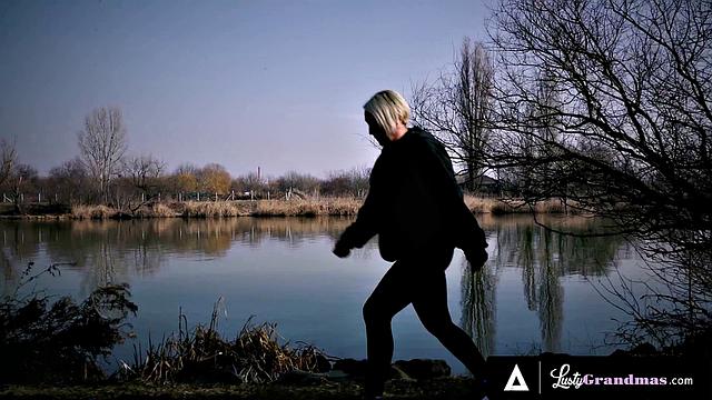 LUSTY GRANDMAS - Oiled GILF Bibi Pink Craves Hard Cock Deep