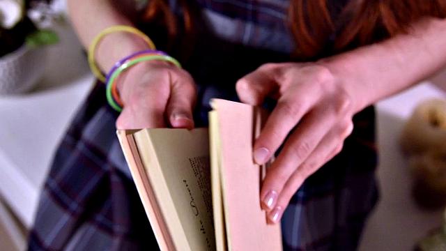 Tiny Ginger Dolly Little Takes Off Her Uniform and Masturbates