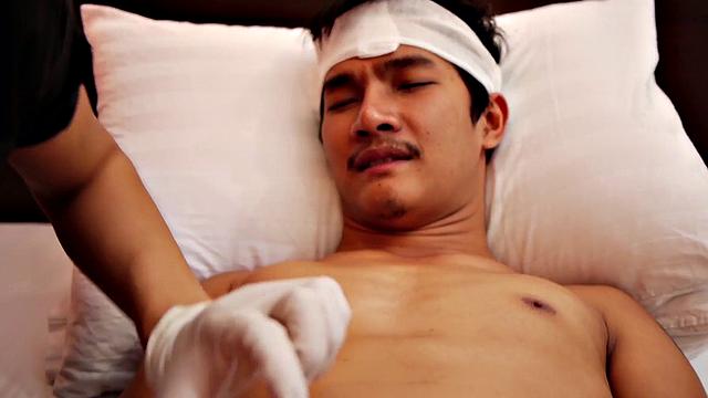 Petite Asian twink pounded by doctor