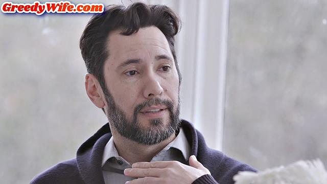 Big-titted babe drilled by DILF