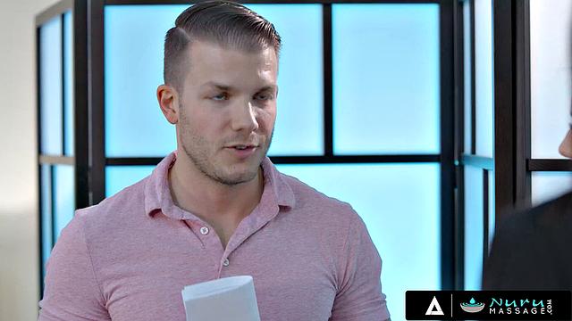 NURU MASSAGE - Naughty Boss Reagan Foxx Asks Assistant To Fuck New Masseuse FULL SCENE