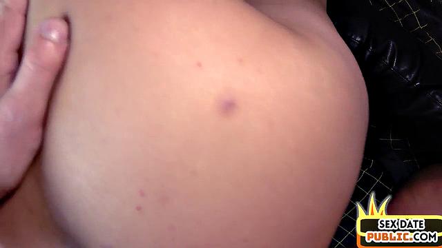 Horny cougar pussysmashed outdoors