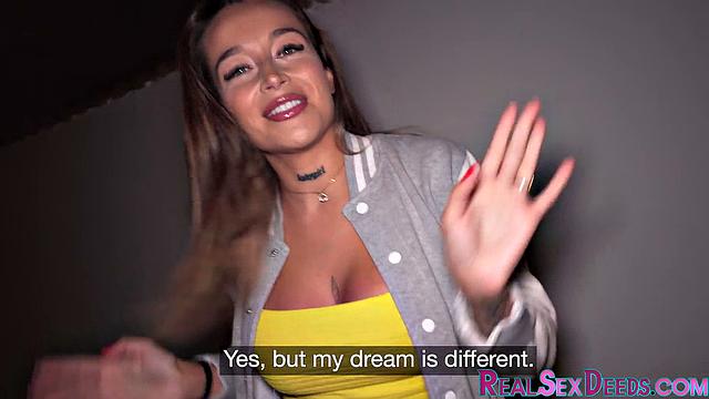 Picked up lingerie cutie got doggystyled