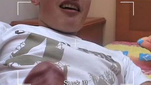 Junior records sex with guys he picks up, Gerardo is his latest star. He gets the Latin boy naked and explores his body. Gerardo sucks his big uncut cock and things start to heat up.