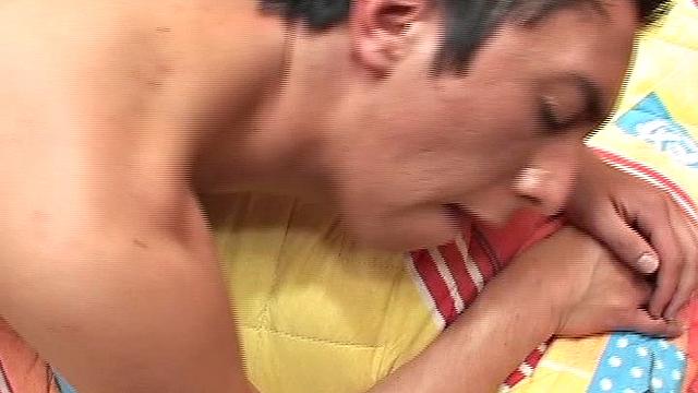 Junior records sex with guys he picks up, Gerardo is his latest star. He gets the Latin boy naked and explores his body. Gerardo sucks his big uncut cock and things start to heat up.