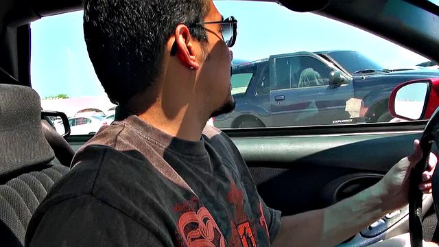 Barbie Booty gets her tight pussy fingered in reverse cowgirl on the sofa