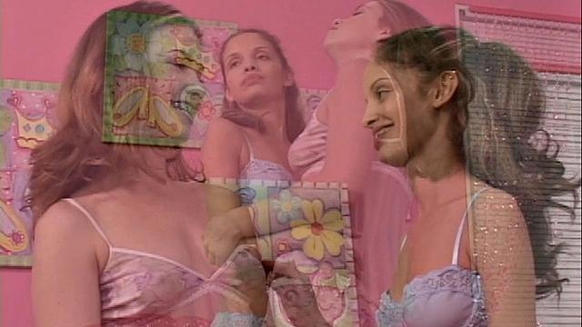 Little April with Lesbian and Posing