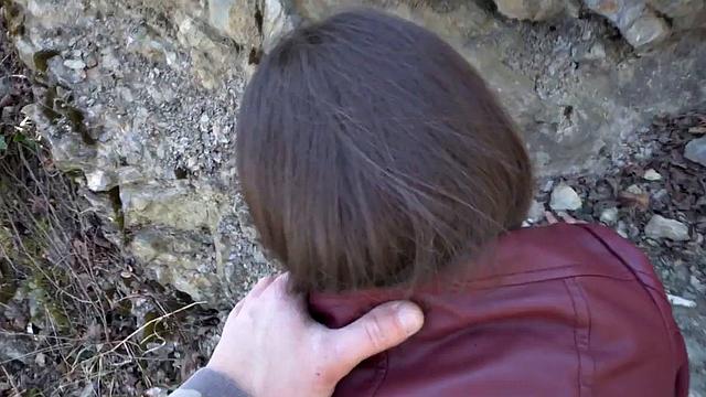 Skinny beautiful babe doggystyled in POV