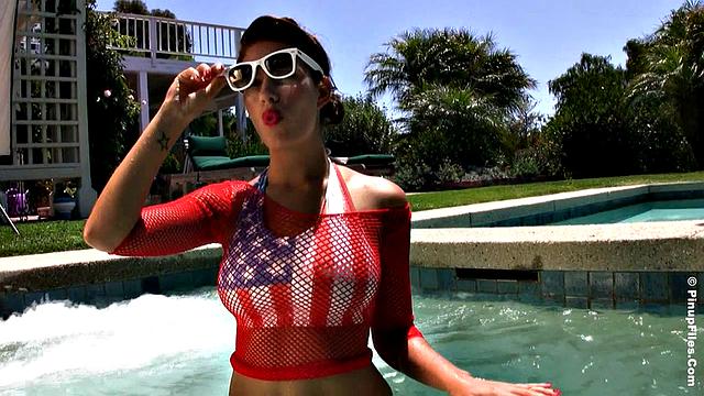 Holly - Spangled Hot Tub 1