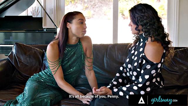 GIRLSWAY - Petite Alexis Tae Seduces Mentor Penny Barber After Heartfelt Pageant Rehearsal