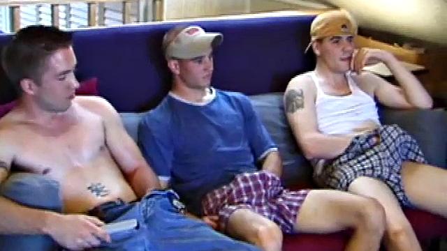 Straight Boys Try A Curious Gay Threesome