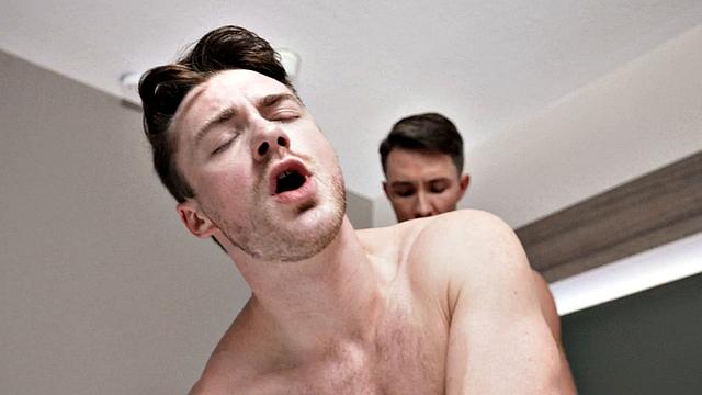 Twink ravaging and jerking naughty DILF