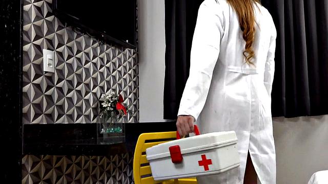 Redhead Nurse Isabella Muniz Gets DAP