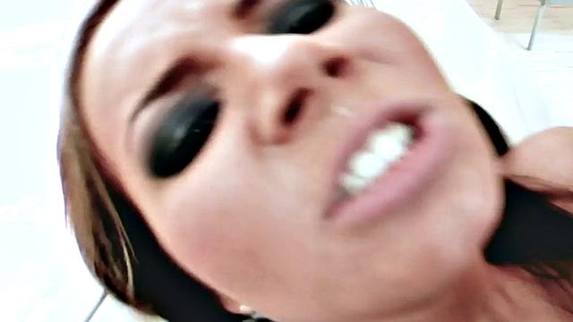 3some DTF oiled babe with medium boobs drilled in closeup