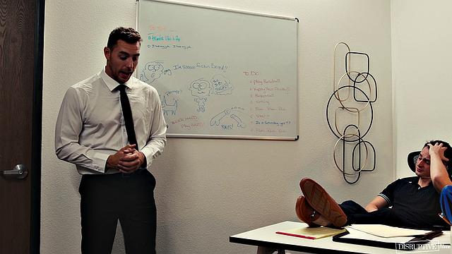 **FULL SCENE** Power Hungry Boss's Son Fucks Employee in Office - DisruptiveFilms