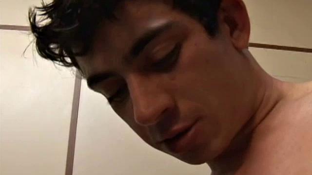 Gilson finishes his workout and heads to the locker room for a shower. After the shower, he meets a very hot guy who can't find his towel, and gives him his. 