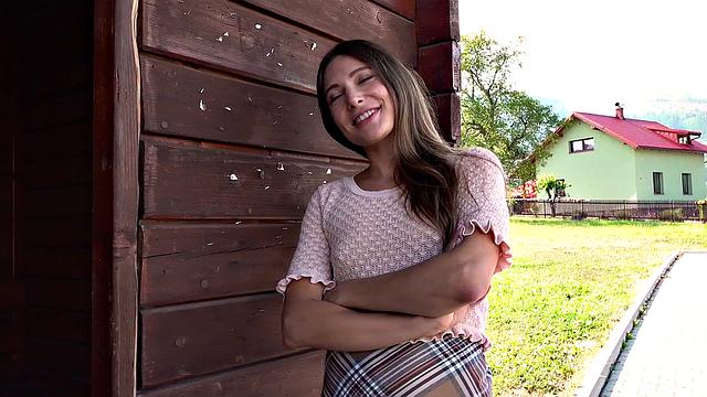 Sexy public suck and fuck challenge