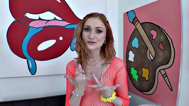 Slutty Scarlet Takes Big Dick