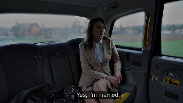 Classy mature lady in stockings fucked by driver