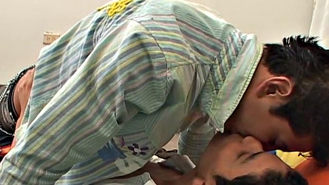 Real skinny Spanish guy fucked in homemade anal sex