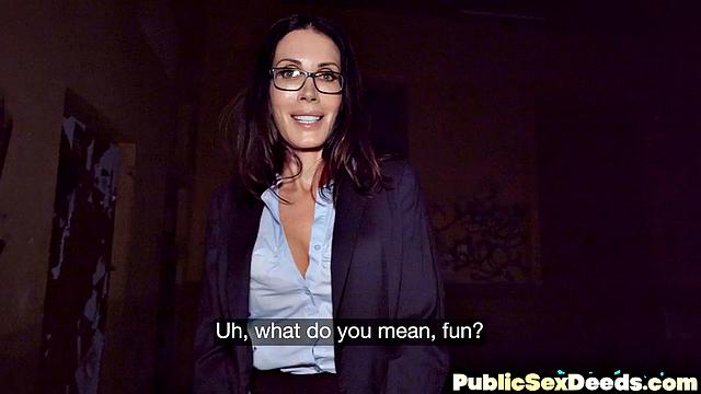 picked up big-titted cougar smashed