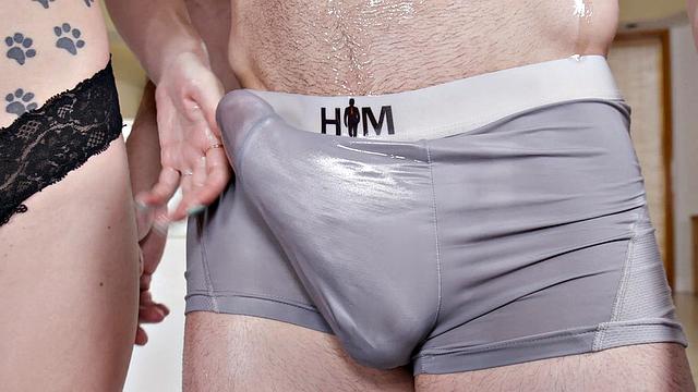 Sweaty Men with Double Vag