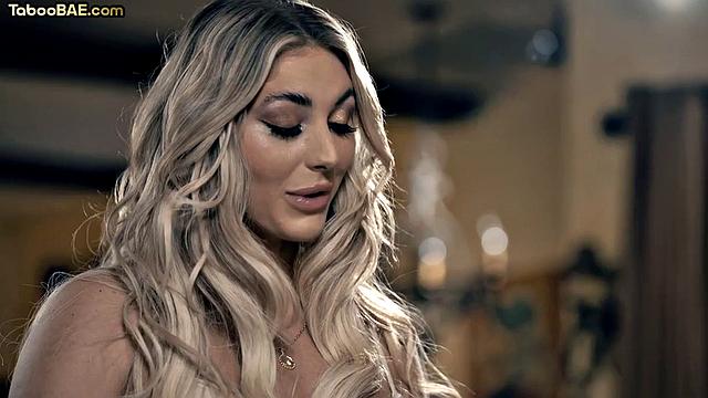 Blonde cute babe smashed by stranger