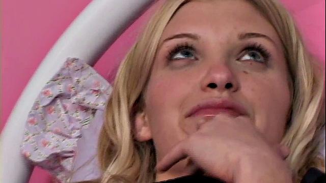 Blonde Little April Goes Lesbian And Gives Oral To Her Friend