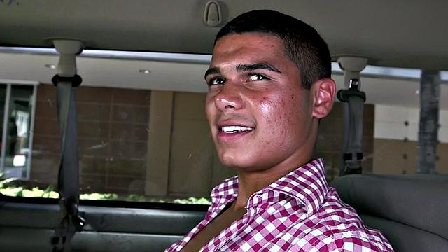 Fooled stud fucks gayboy in asshole on gay bus