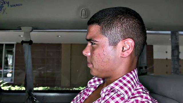 Fooled stud fucks gayboy in asshole on gay bus