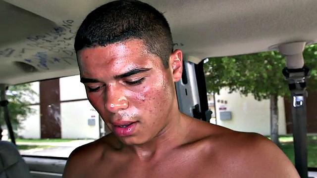 Fooled stud fucks gayboy in asshole on gay bus